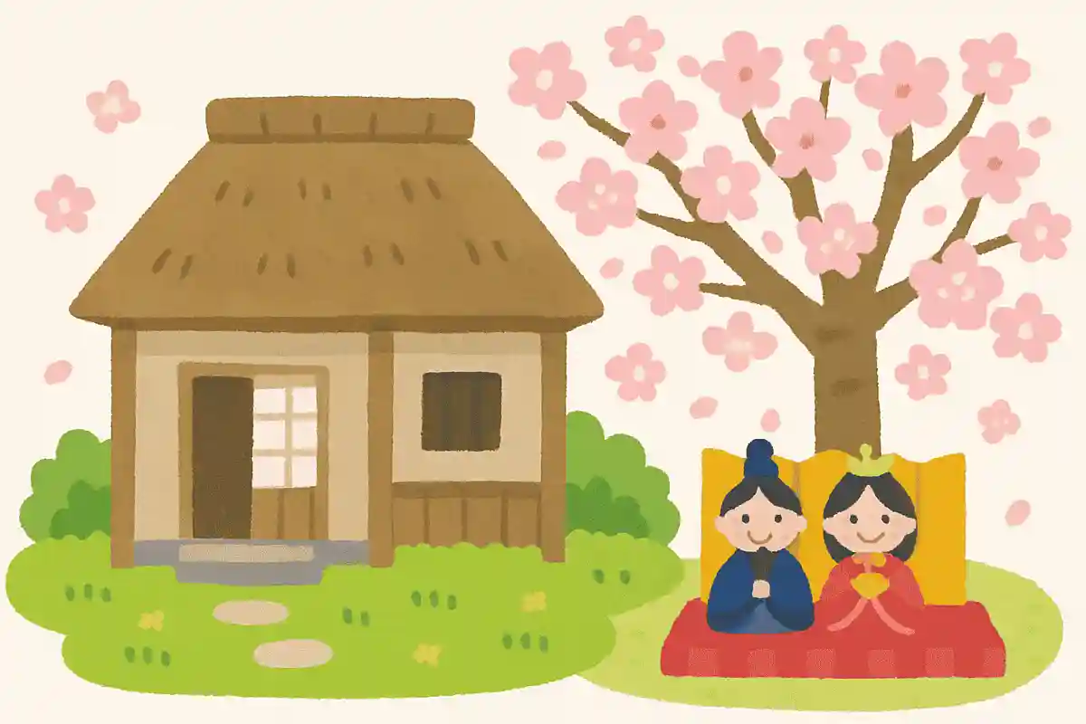 草の戸も 住み替はる代ぞ 雛の家NEW!松尾芭蕉