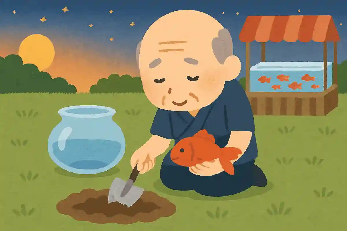 命知る 夜店の金魚 埋める朝NEW!