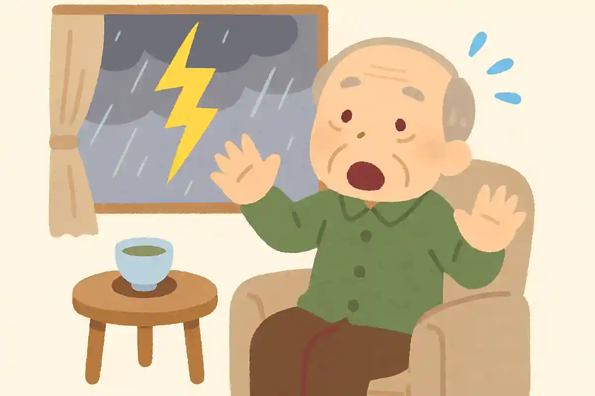 First thunder— startle at everything, just out of illness NEW! Masaoka Shiki