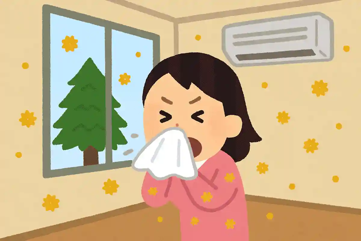 建物の中でも花粉に注意しなければいけないNEW!