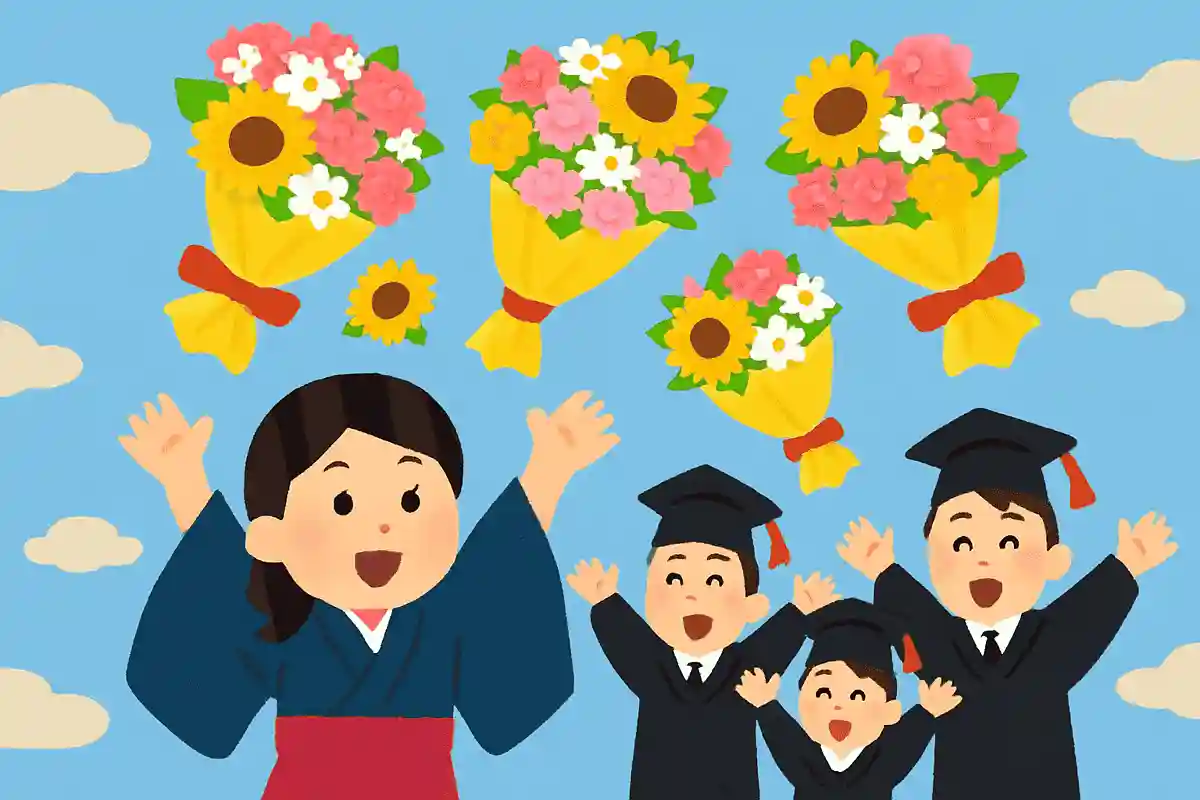 沖縄で卒業式に卒業生が投げるものはなんでしょう？