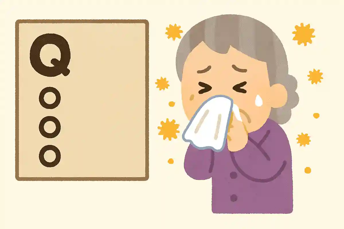 花粉症の重度の症状として正しいものはどれでしょうか？NEW!