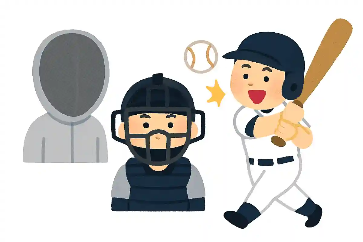 キャッチャーマスクはフェンシングマスクを元にしているNEW!