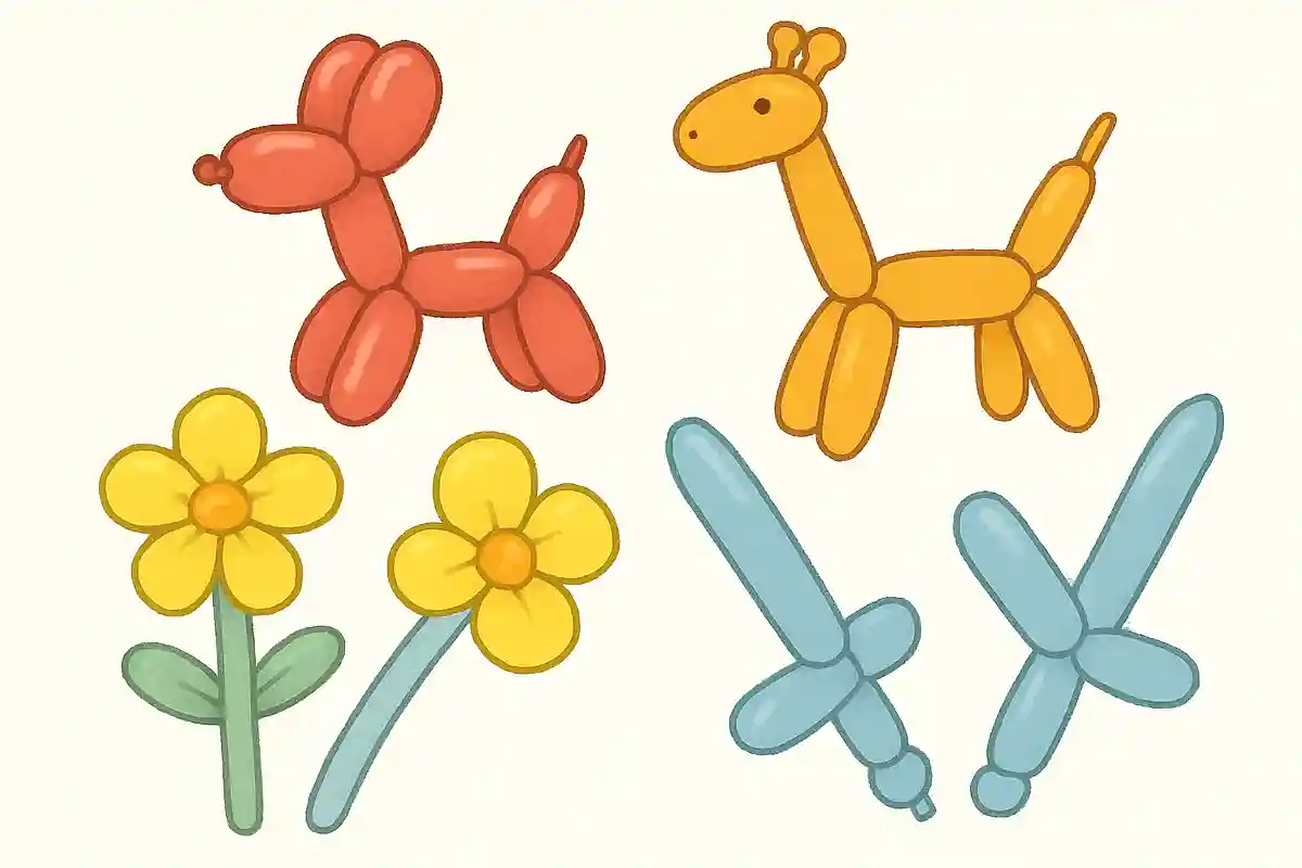 楽しいバルーンアートの種類と作り方