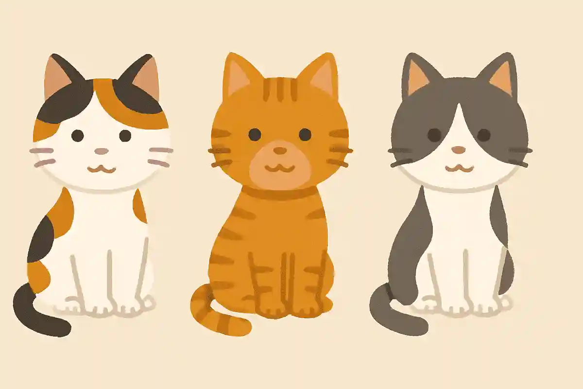 三毛猫の特徴はどれ？NEW!