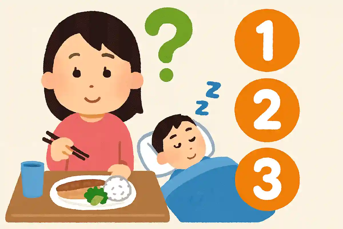 夜ごはんは寝る何時間前までに終わらせるのがいいでしょう？NEW!