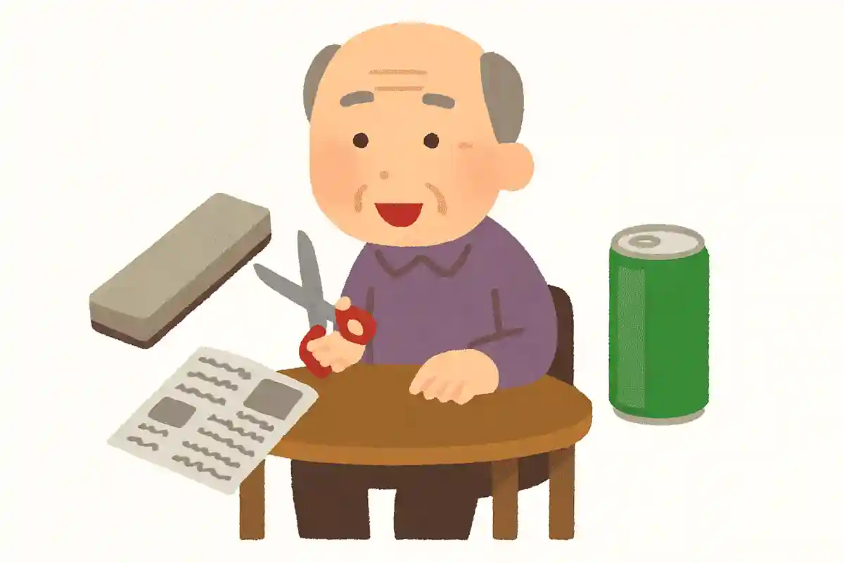 ハサミの切れ味を復活させるために使えるアイテムはどちらでしょうか？NEW!