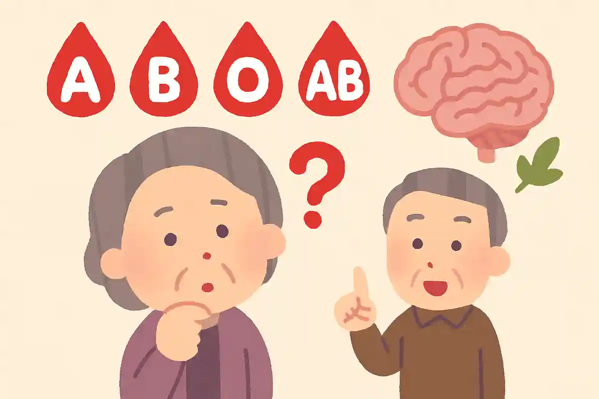 認知症になるリスクが高いと言われている血液型は何でしょうか？