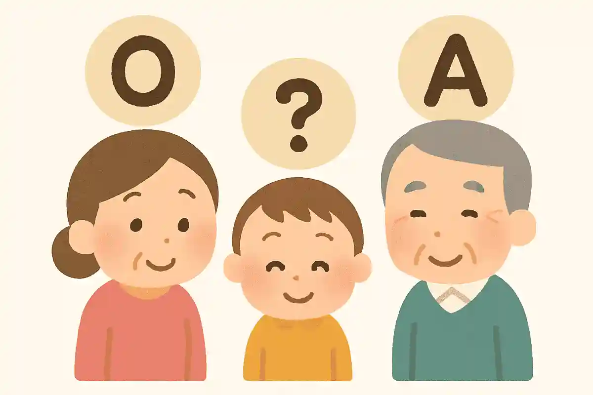 O型とA型の両親から生まれないのは何型の子どもでしょうか？