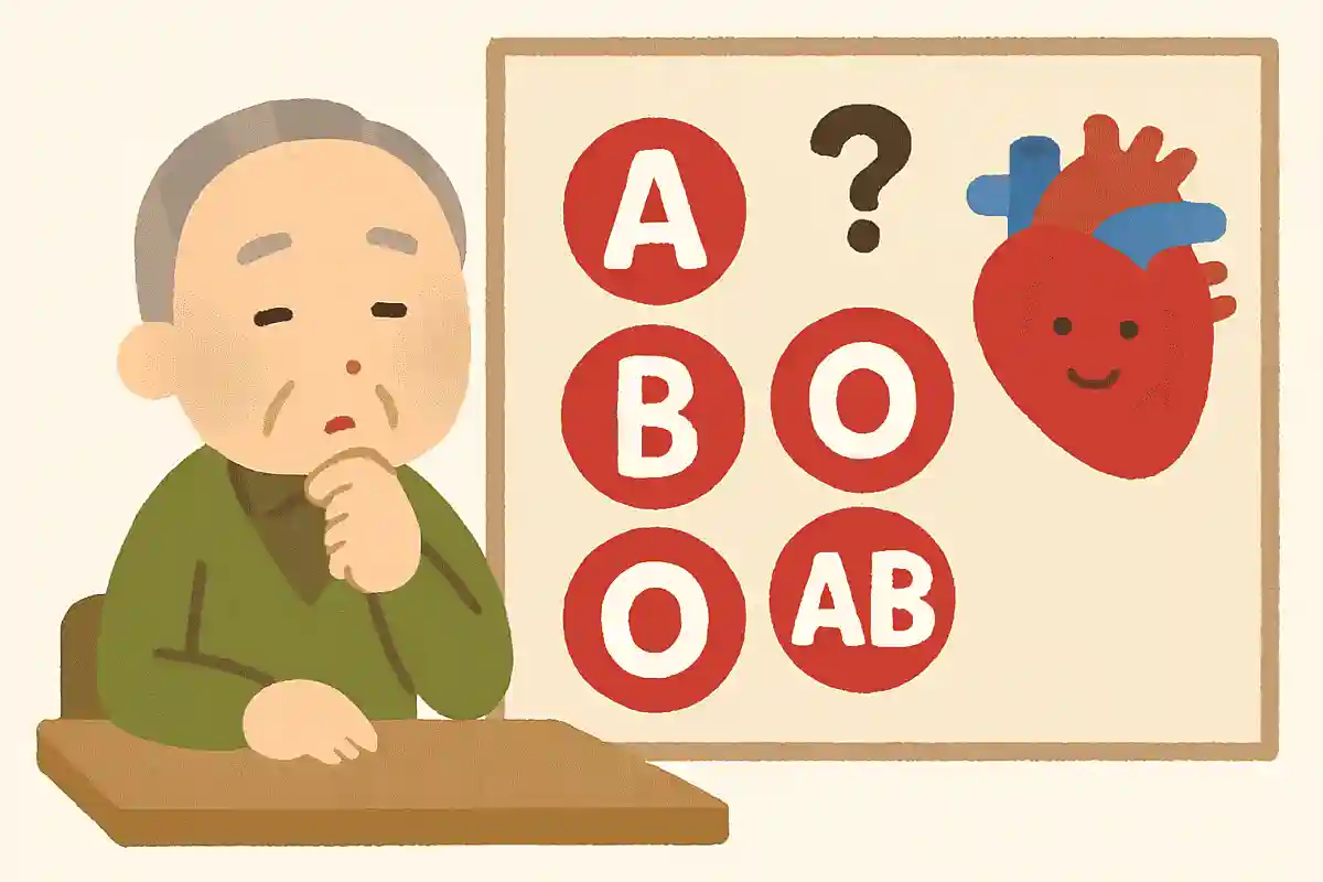 心臓病になるリスクが最も低い血液型は何でしょうか？