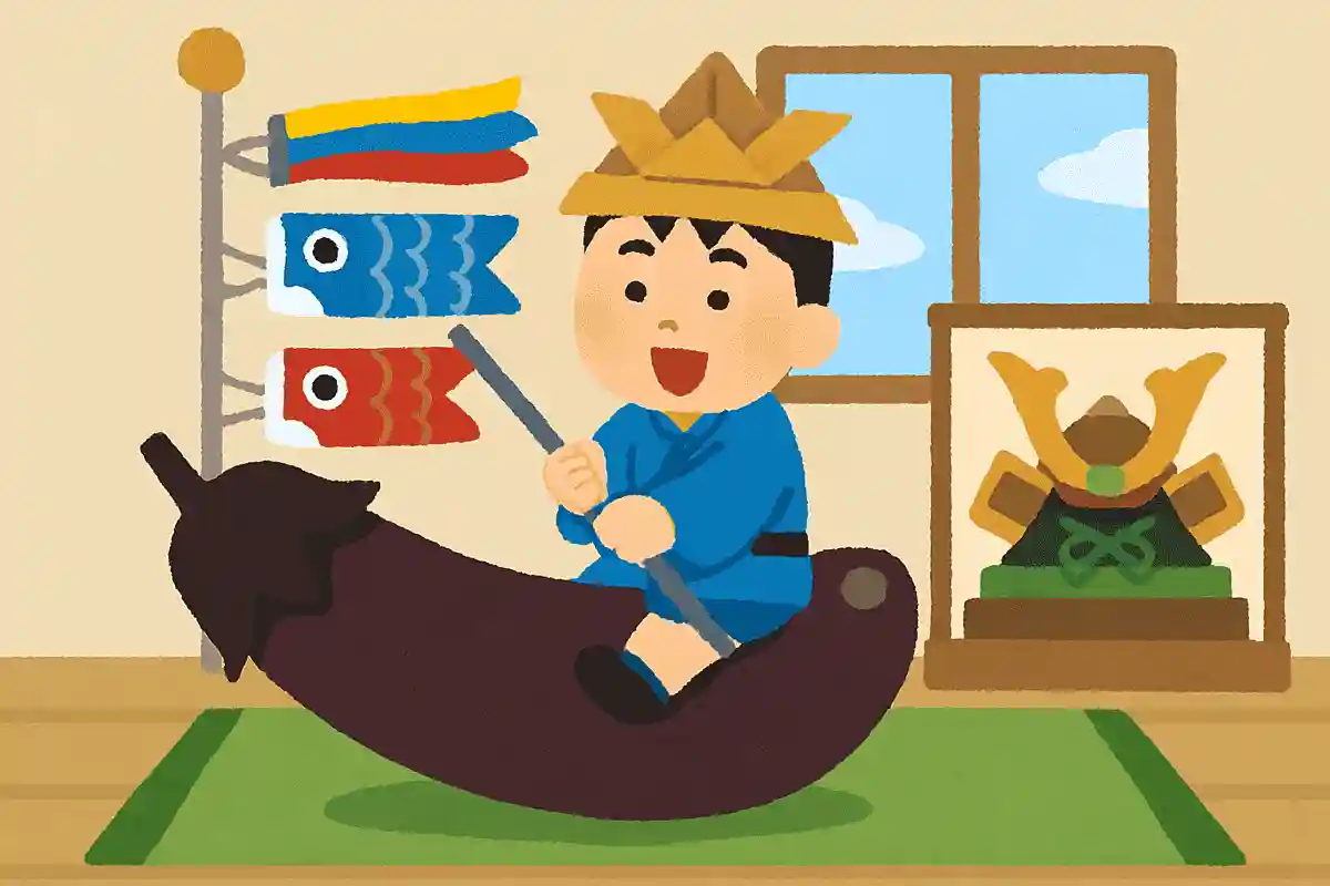 Among the May dolls (Gogatsu Ningyo), there are some figures riding on something unexpected. What is it?