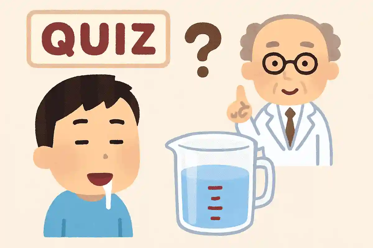 大人が1日で出す唾液の量は？NEW!