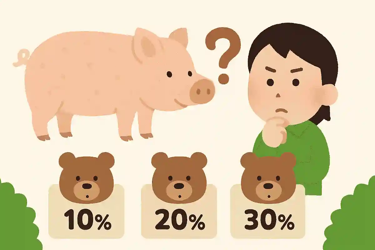 豚の体脂肪はどれくらい？NEW!