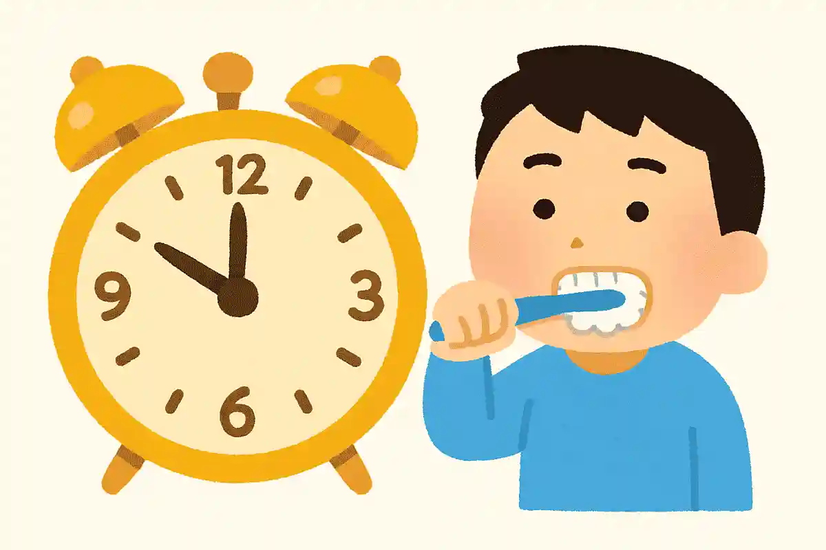 理想的な1回あたりの歯磨きの時間は何分？NEW!