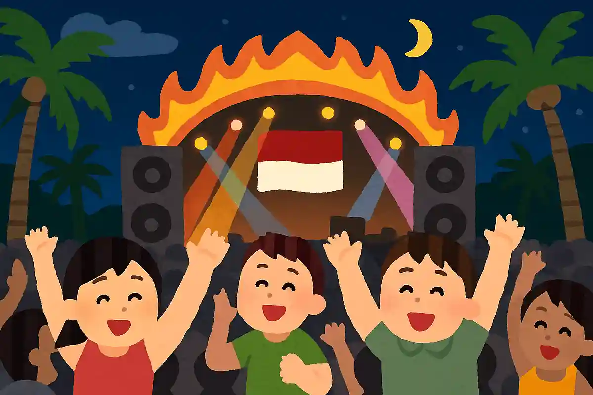 【2026】インドネシアの音楽フェス。熱帯夜を揺らす迫力のステージ