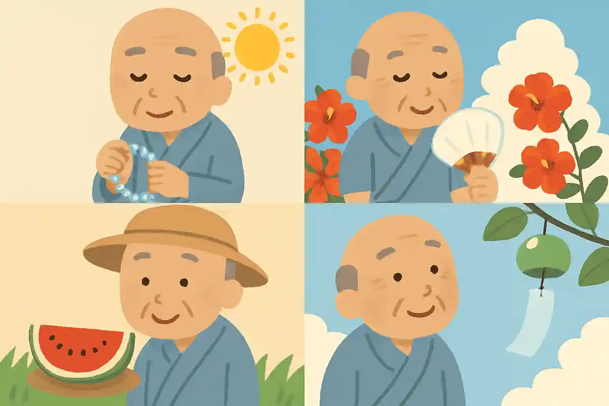 水晶の 念珠つめたき 大暑かなNEW!日野草城