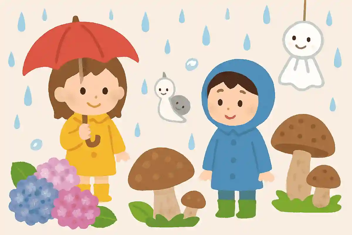 梅雨の時期に生えやすいものはなんでしょう？