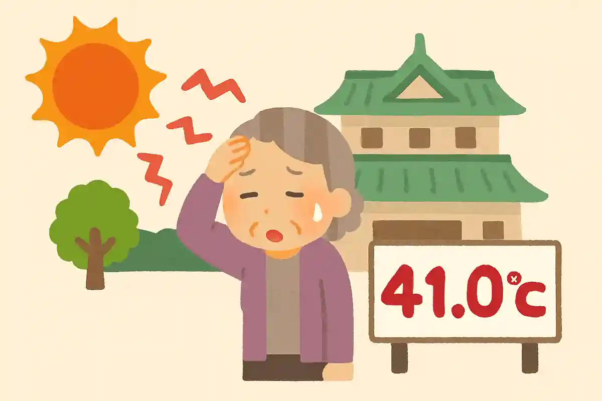夏の風物詩である館林市（たてばやしし）は、日本の中で毎年「何」の記録でニュースによく登場するでしょう？