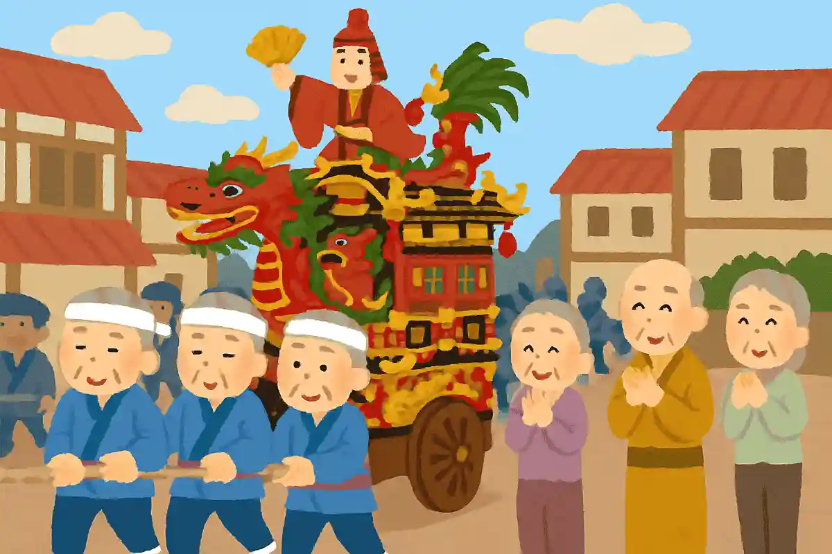 佐賀県で行われる秋の大きなお祭りで、ユネスコ無形文化遺産にも登録されている絢爛豪華な山車（やま）が登場する行事は何でしょうか？NEW!
