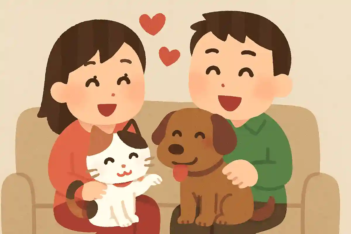 ペットを飼っているとカップルや夫婦の関係は円満になりやすいNEW!