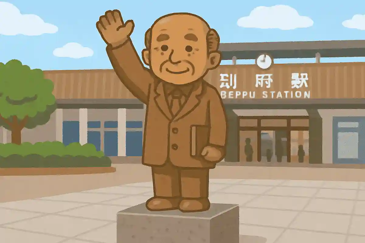 JR別府駅前にはある偉人の像があります。その偉人とは誰でしょうか？NEW!