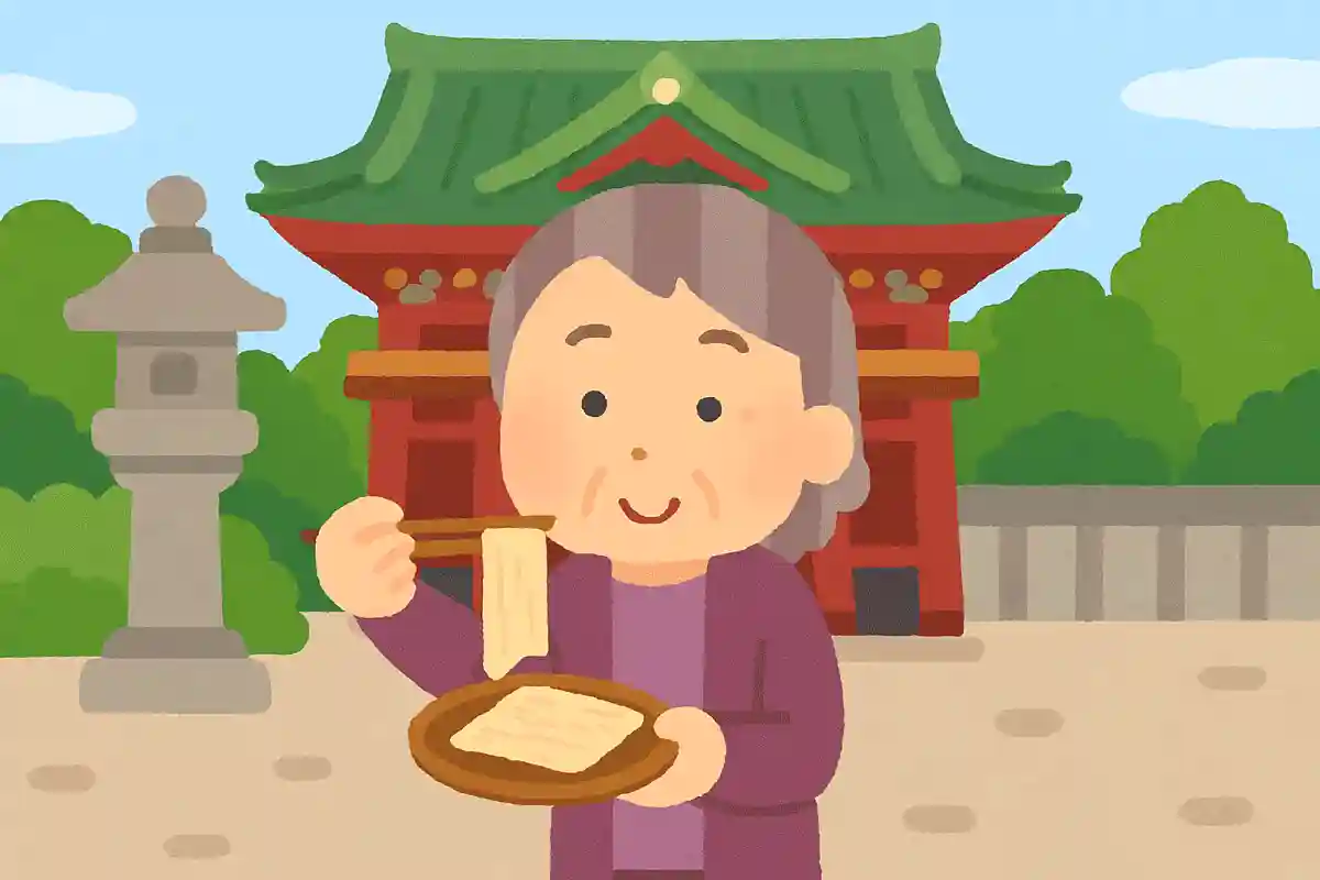 日光の社寺周辺でよく食べられる、大豆の加工品で、豆乳を加熱した膜を引き上げた伝統的な食材は何でしょう？