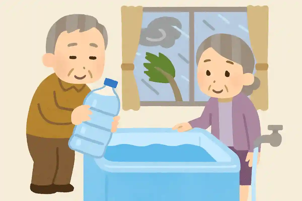 台風による断水に備えて、事前にやっておきたいことは何でしょうか？