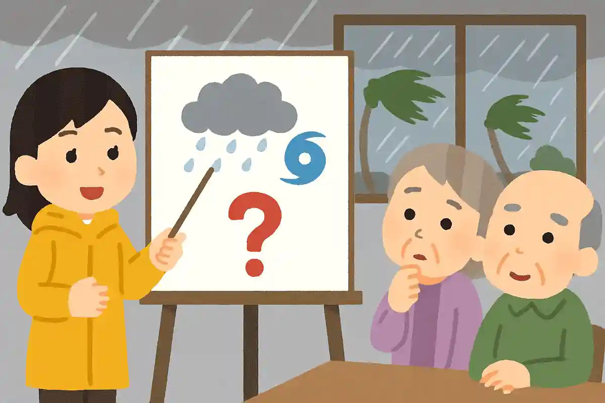 台風で避難する際に大切なことは何でしょうか？
