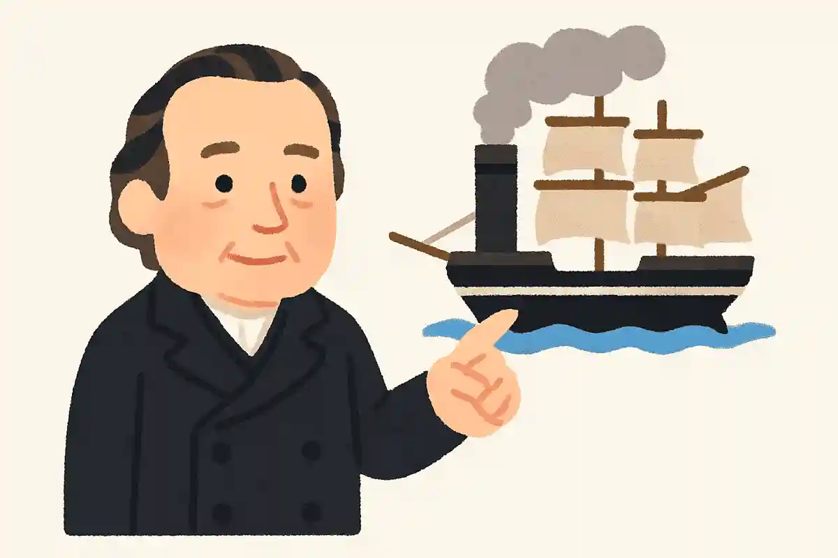 1853年、日本にやってきた黒船を率いていた人物は？
