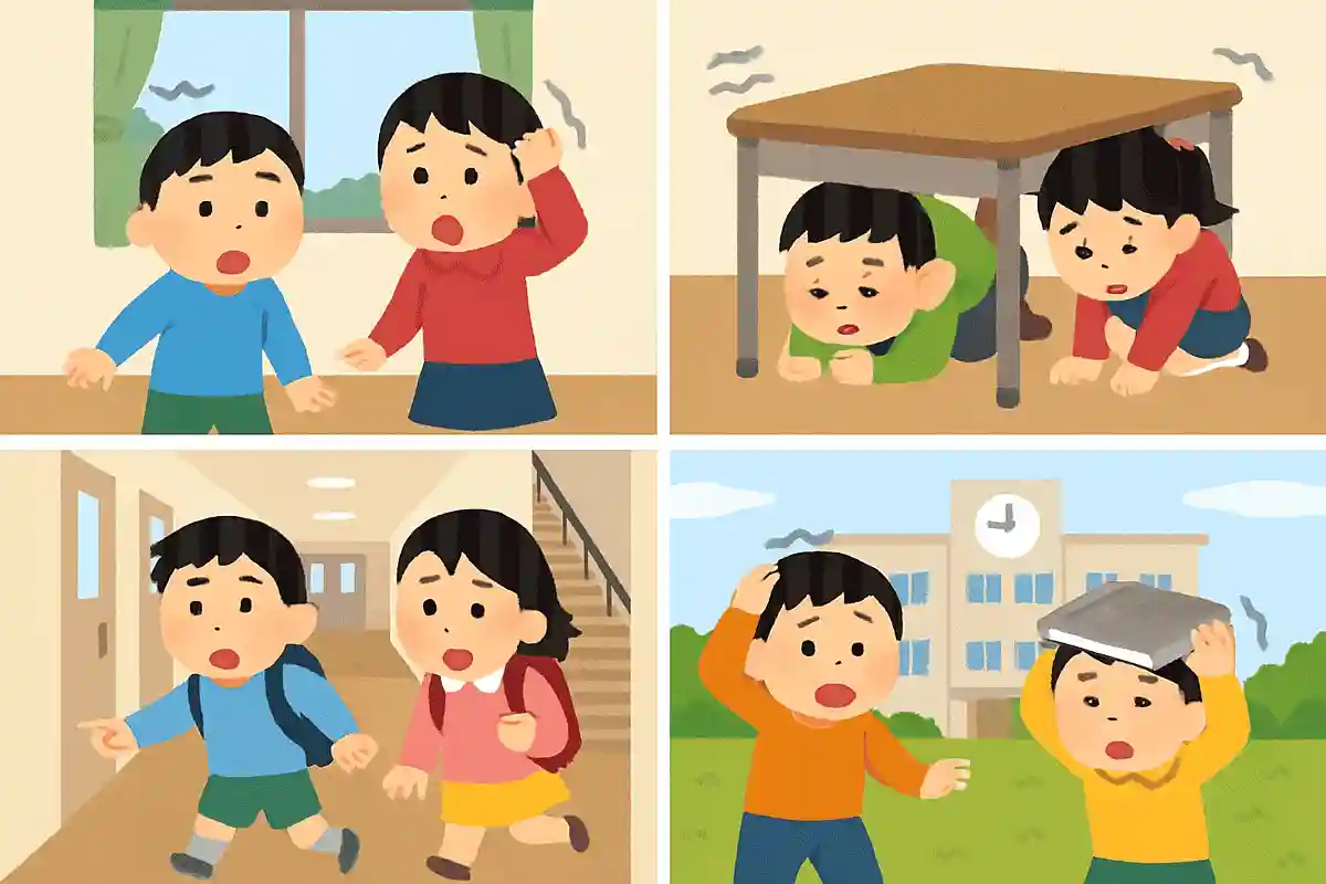 学校で地震が起きたら？NEW!