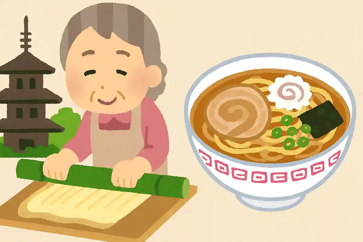 栃木県のご当地グルメで、青竹を使って麺を打つ、すっきりした醤油スープが特徴のラーメンは何でしょう？