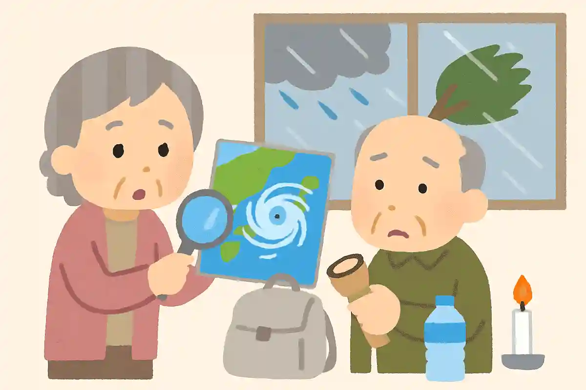 台風を英語で言うと何でしょうか？
