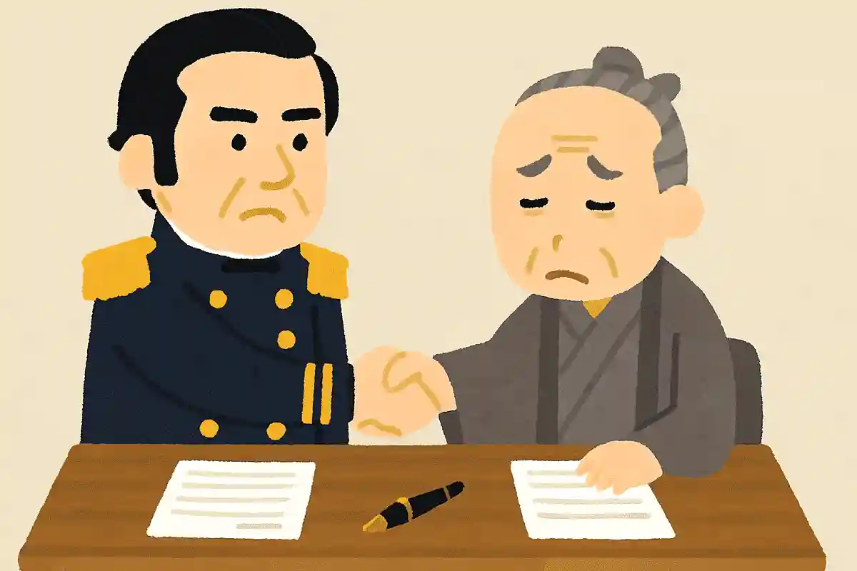 1854年に結ばれた条約が「不平等条約」と呼ばれる理由のひとつは何でしょうか？NEW!