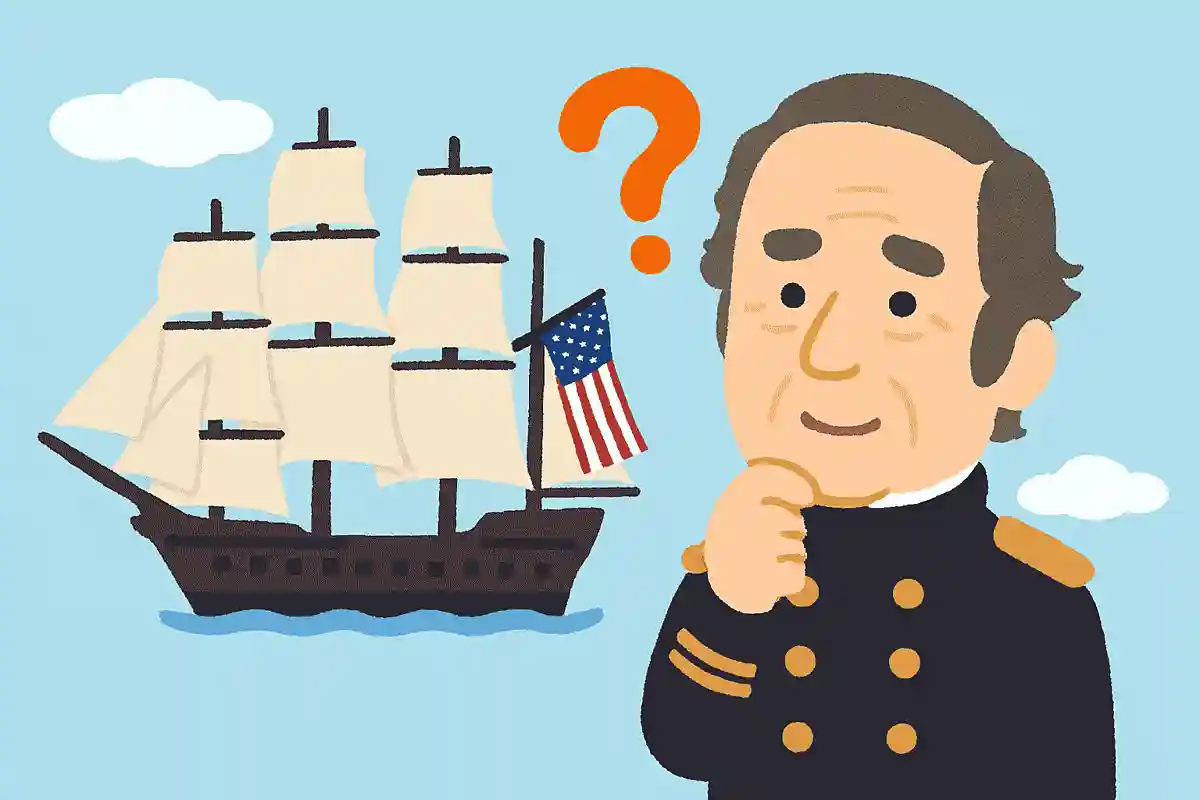1853年の来航時に、ペリーが乗船していた旗艦の名前は何でしょうか？NEW!