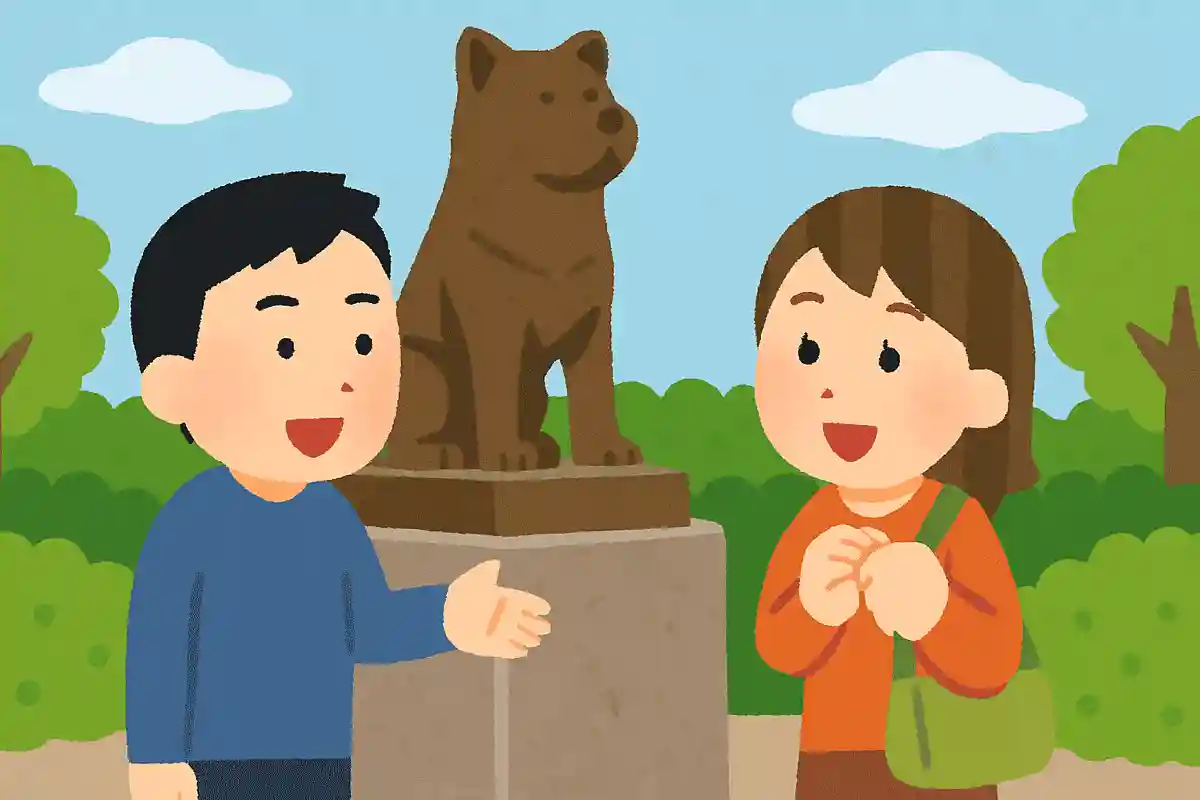 秋田県にもハチ公像があるNEW!