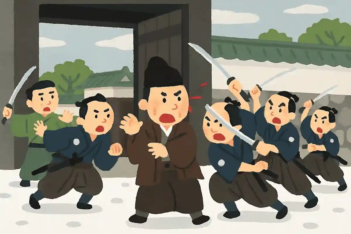 1862年 江戸城の門の外で、老中安藤信正が尊王攘夷派の水戸藩浪士らに襲撃された事件を何というでしょうか？NEW!