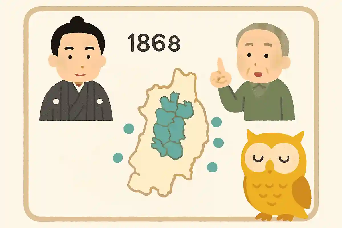 1868年、陸奥国や越後国、出羽国などの近隣34半で結成した同盟を何というでしょうか？NEW!