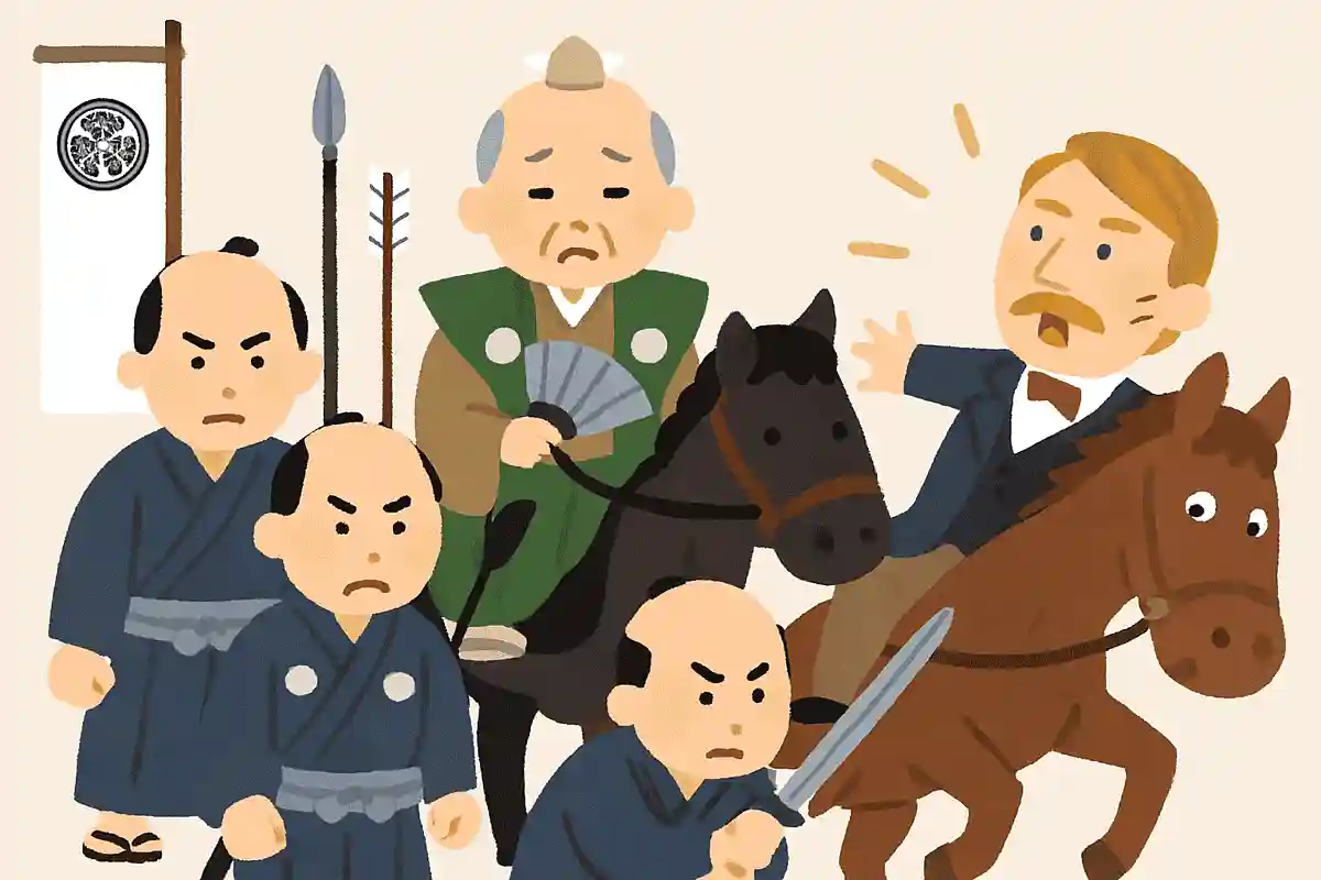 1862年 島津久光の大名行列を横切ったことでイギリス人を殺傷した事件を何というでしょうか？NEW!