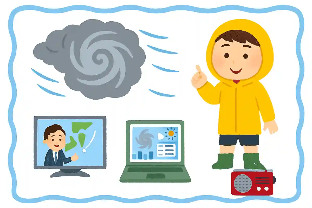 台風が近づいたとき、天気の情報はどこで確認するのがよいでしょう？NEW!