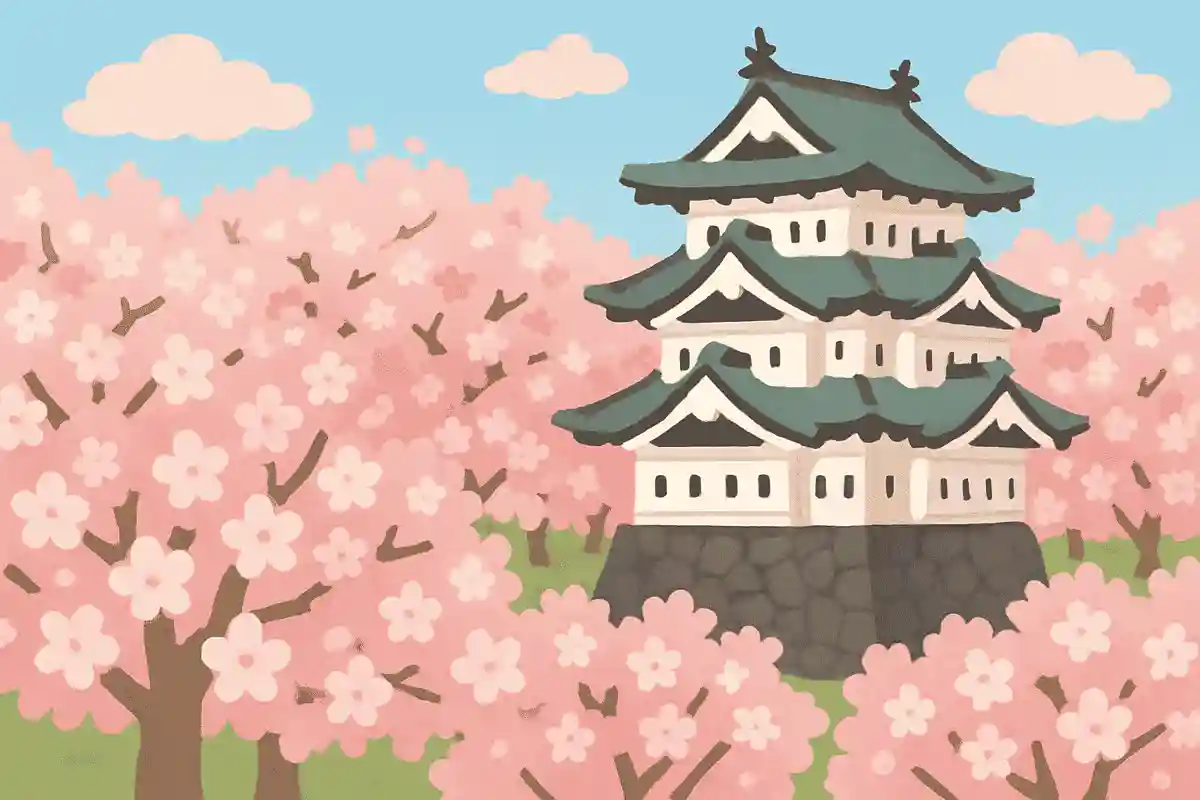 青森県の弘前城には約2600本もの桜が植えられているNEW!