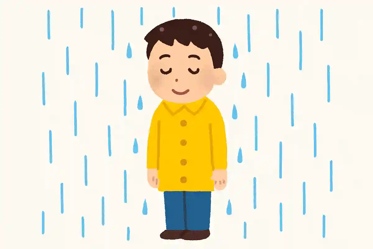雨が降っているのに、傘をさしていない人がまったくぬれません。なぜ？NEW!