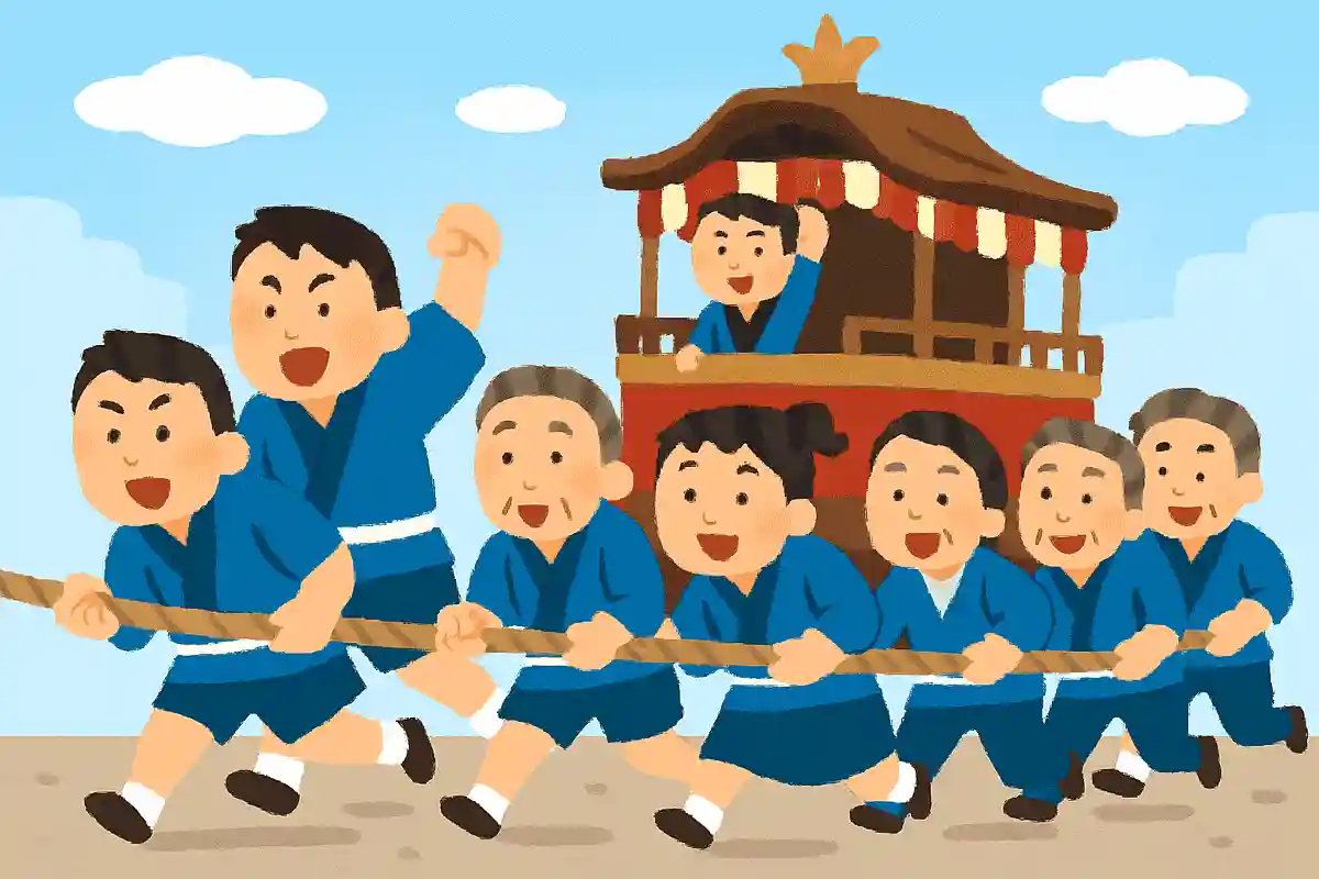 縄をつけた山車を大勢で引きながら勢いよく走り回る、大阪などで定番のお祭りといえば次のうちどれでしょうか？NEW!