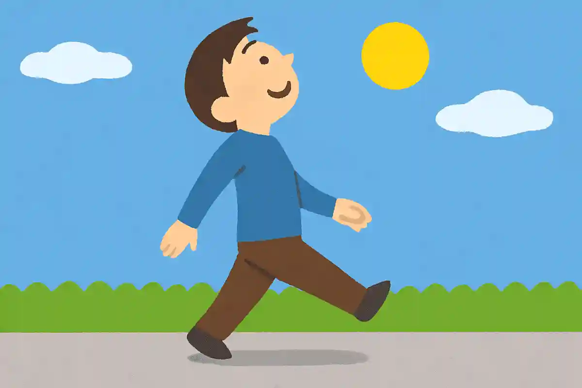 「上」を向いて歩いている人が、転びませんでした。なぜ？NEW!