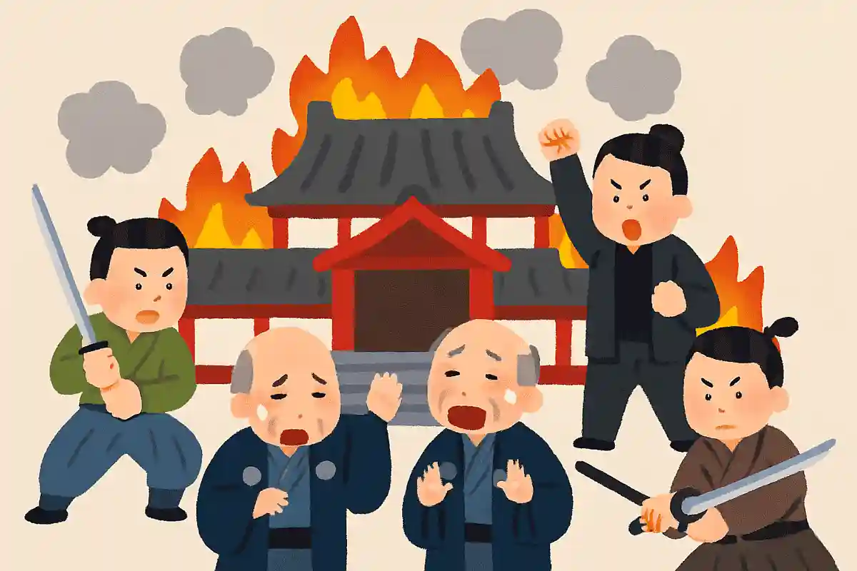 連合艦隊による下関攻撃が起きる直前の同年7月、京都において長州藩が引き起こし、朝廷・幕府との決定的な対立を招いた事件は何でしょうか？NEW!
