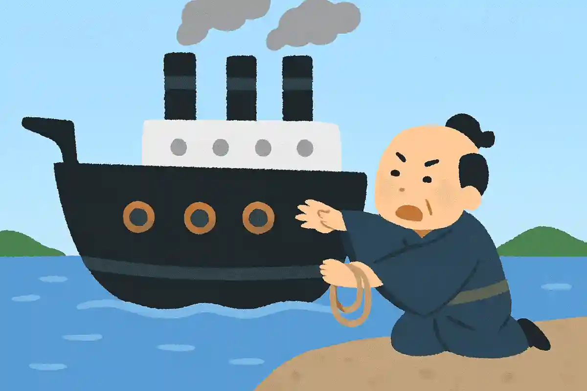長州藩の吉田松陰は、黒船に乗り込んで海外の様子を学ぼうと企てました。このような行動を何と呼ぶでしょう？NEW!