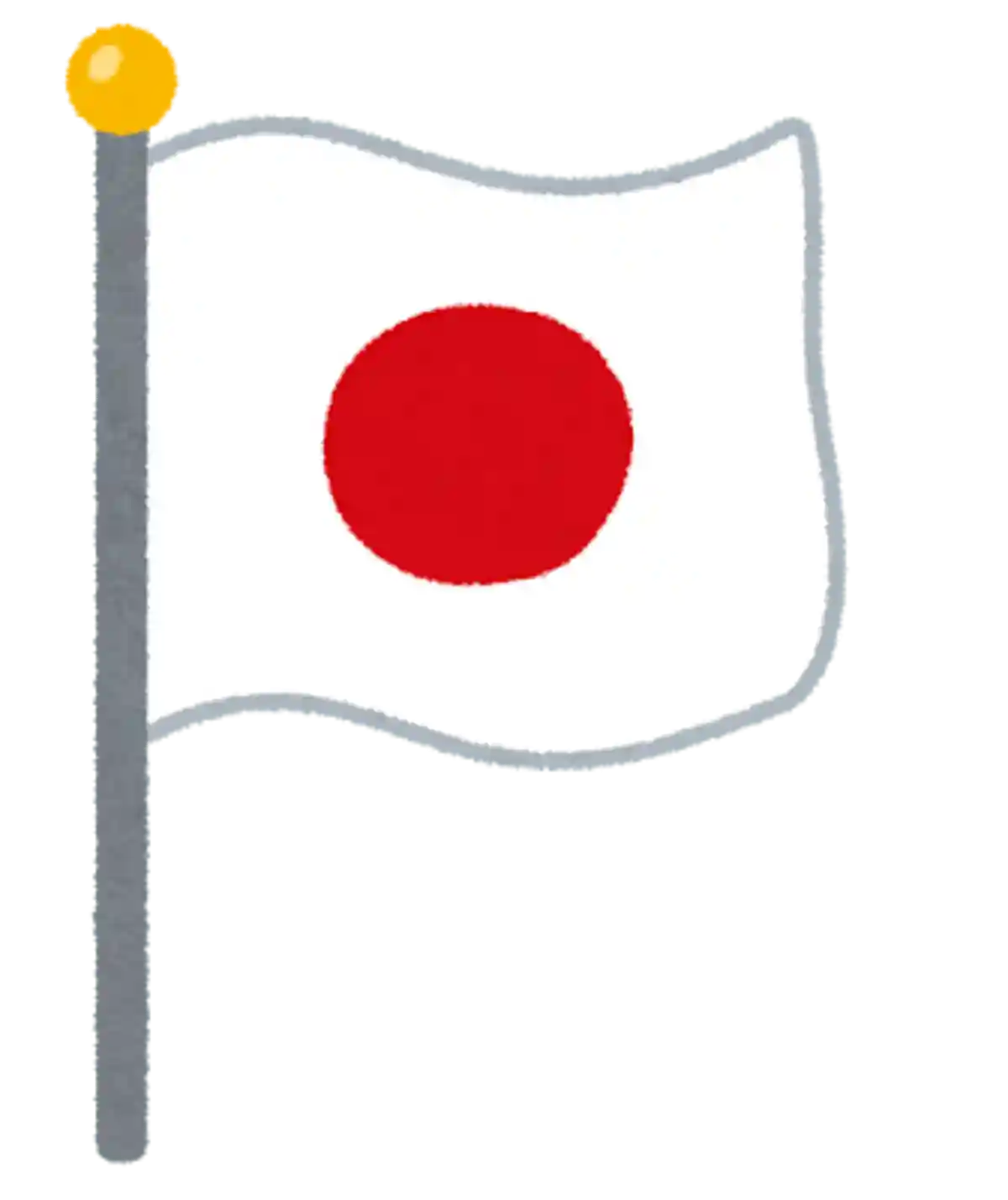 日本の国旗の真ん中の赤い丸が表しているものは何でしょうか？