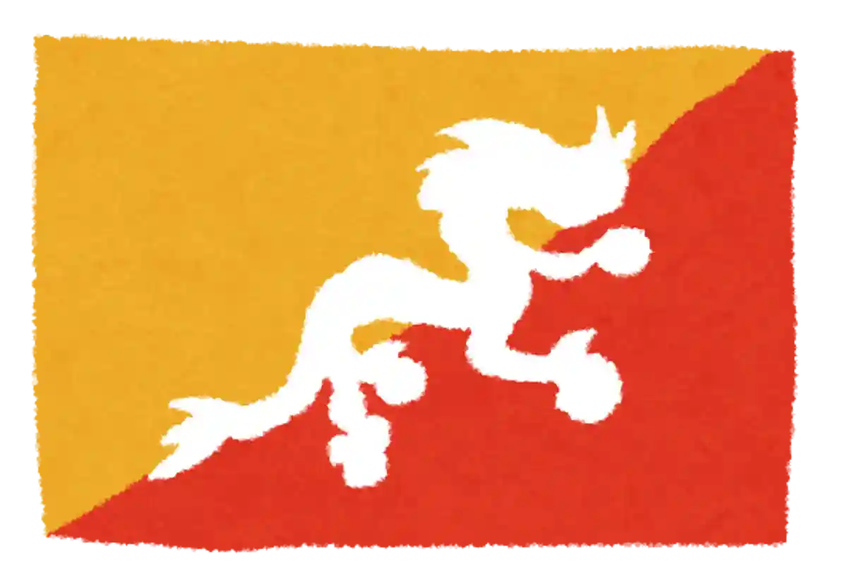 空想の生き物の「白竜」が国旗にデザインされている国はどこでしょうか？