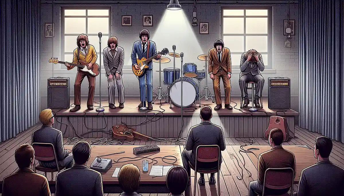 The story of when the Beatles failed an audition