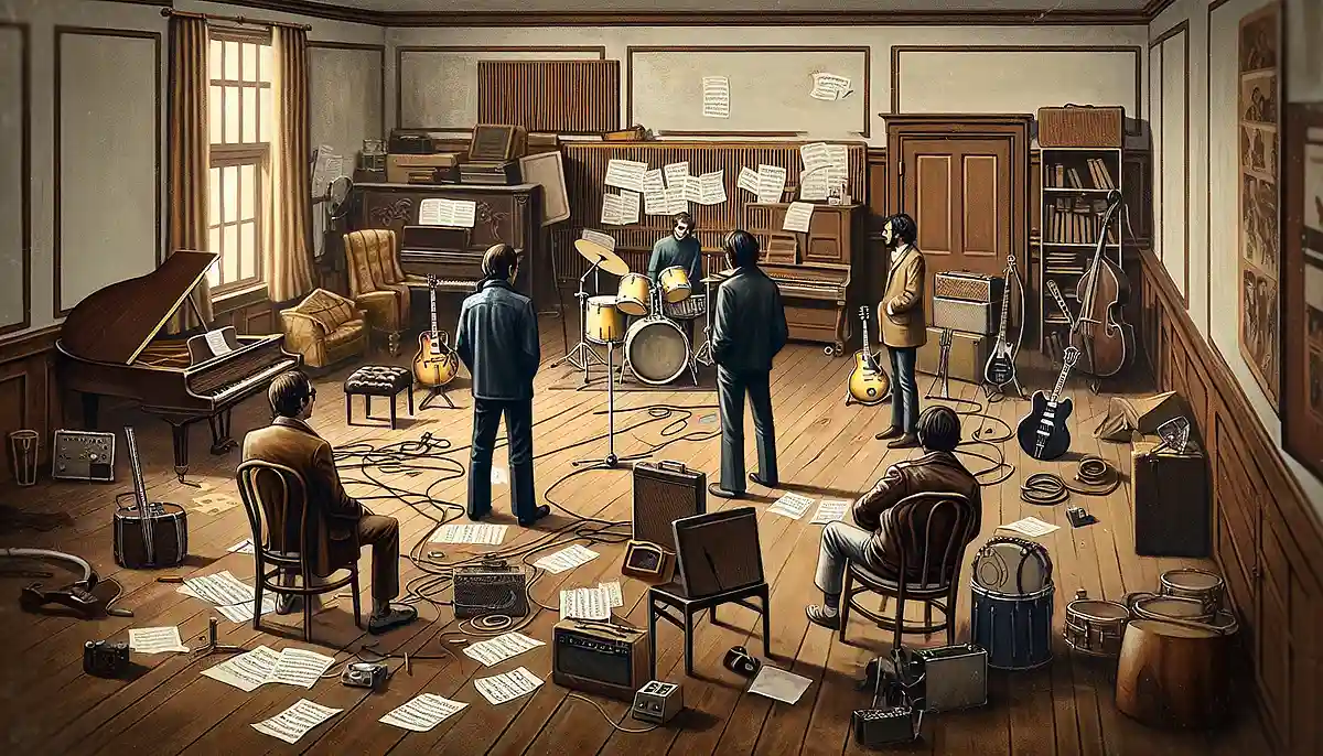 작곡가 후나무라 도오루 씨는 언제 어디에서 비틀즈와 만났습니까?