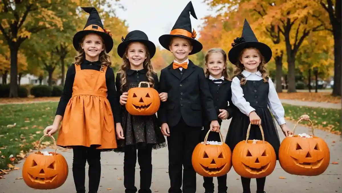 What day is October 31, when people dress up and go to get candy while saying 'Trick or treat'?